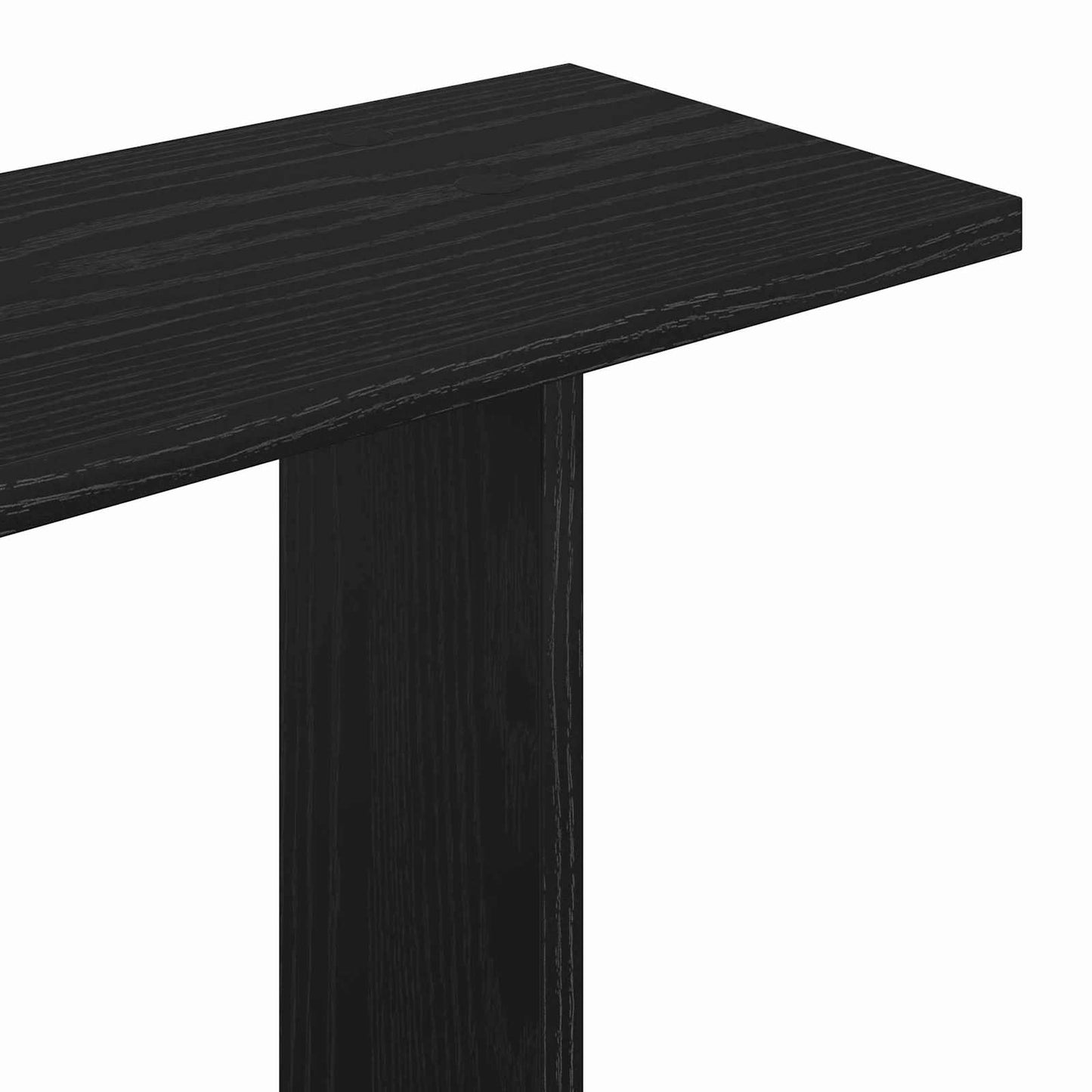 Wall Shelf Black Oak 100 x 20 x 126 cm Engineered Wood