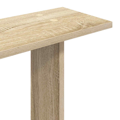 Wall Shelf Sonoma Oak 100 x 20 x 126 cm Engineered Wood
