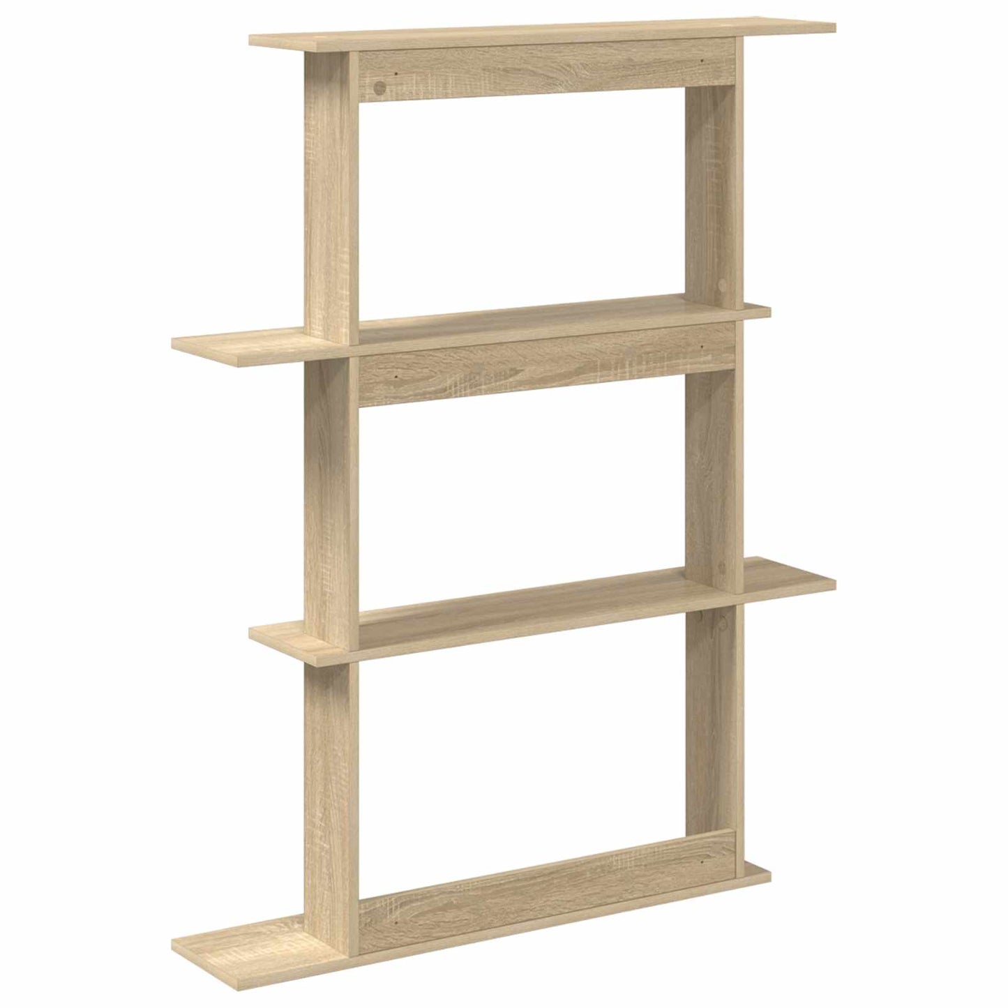 Wall Shelving Unit Brown 100 x 20 x 126 cm Engineered Wood