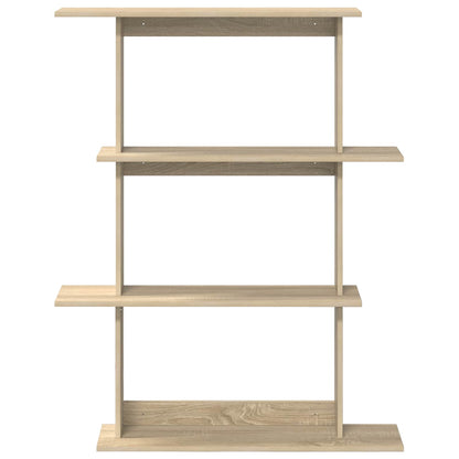 Wall Shelving Unit Brown 100 x 20 x 126 cm Engineered Wood