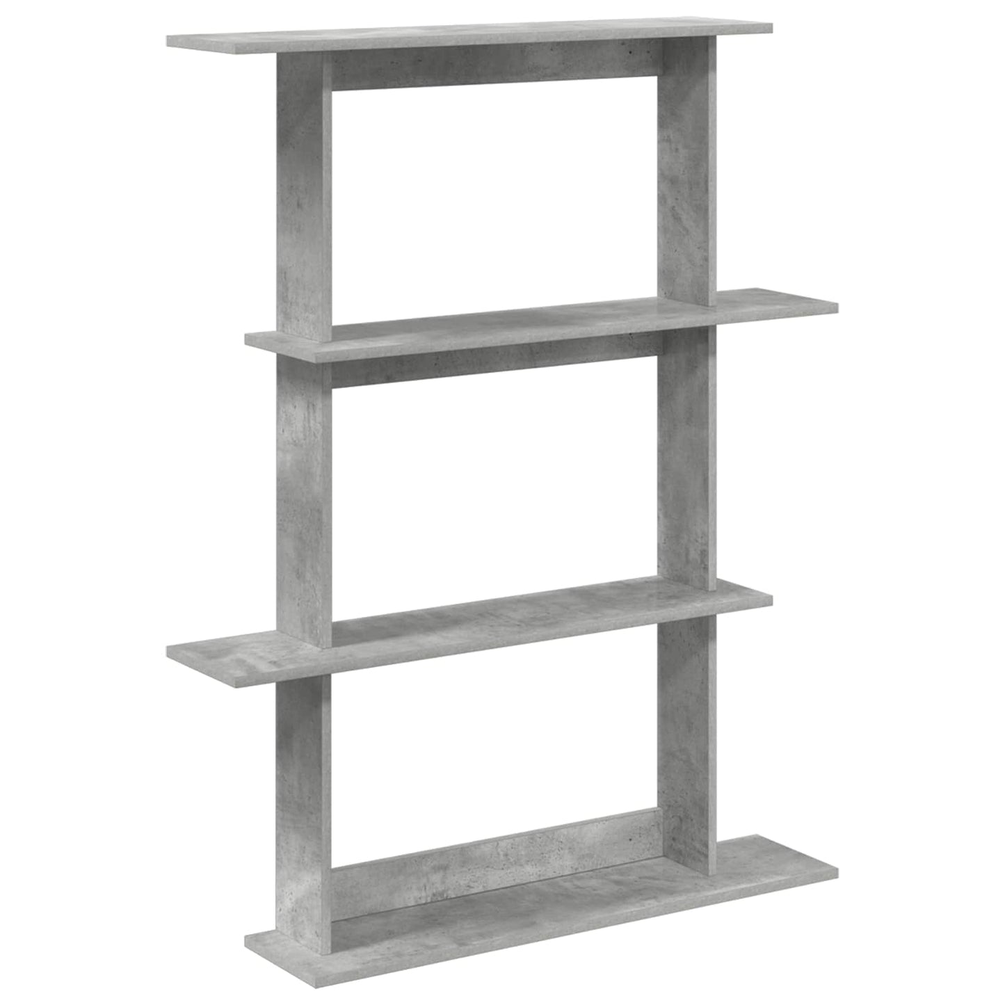 Wall Shelving Unit Grey 100 x 20 x 126 cm Engineered Wood