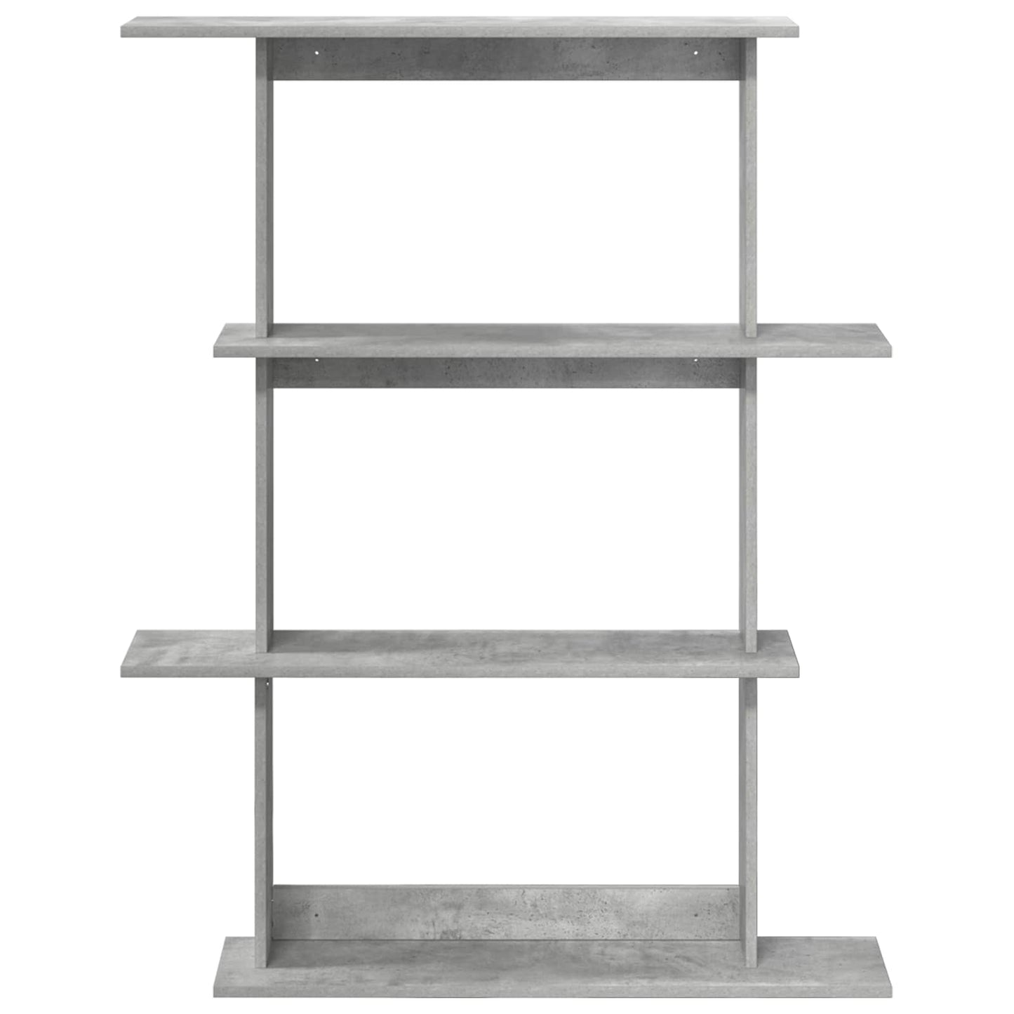 Wall Shelving Unit Grey 100 x 20 x 126 cm Engineered Wood