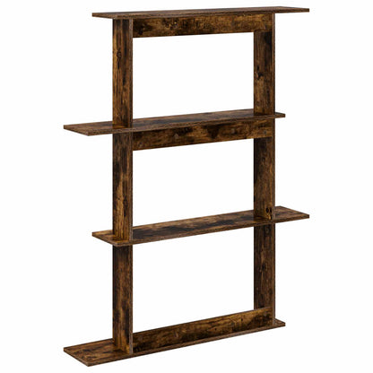 Wall Shelving Unit Brown 100 x 20 x 126 cm Engineered Wood