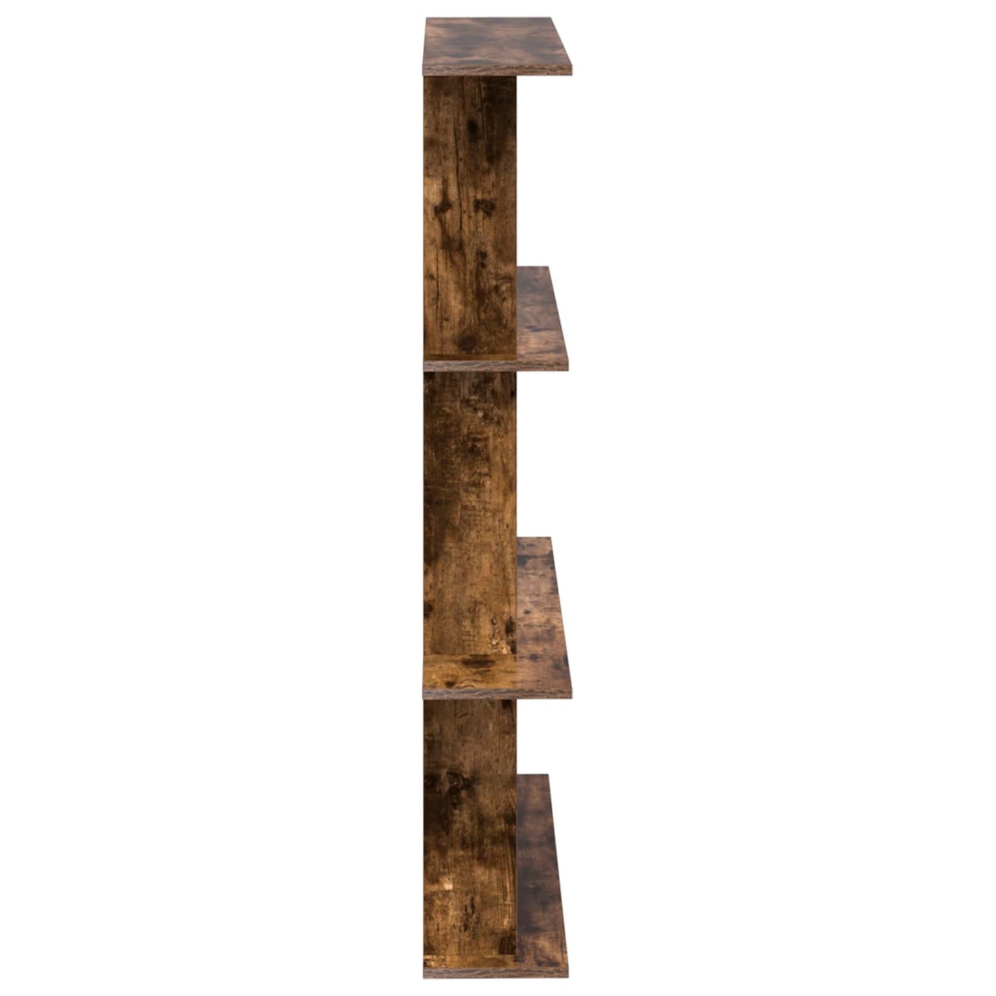 Wall Shelving Unit Brown 100 x 20 x 126 cm Engineered Wood