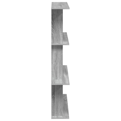 Wall Shelving Unit Grey 100 x 20 x 126 cm Engineered Wood