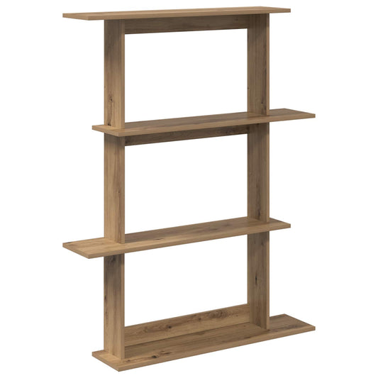 Wall Shelf Artisan Oak 100 x 20 x 126 cm Engineered Wood