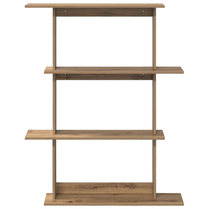 Wall Shelving Unit Brown 100 x 20 x 126 cm Engineered Wood