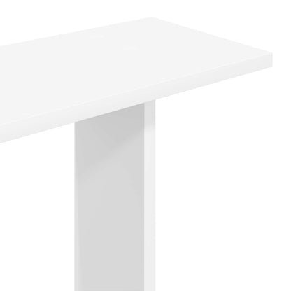 Wall Shelf Wall-Mounted White 56 x 20 x 90 cm Engineered Wood