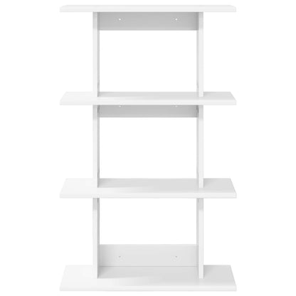 Wall Shelf Wall-Mounted White 56 x 20 x 90 cm Engineered Wood
