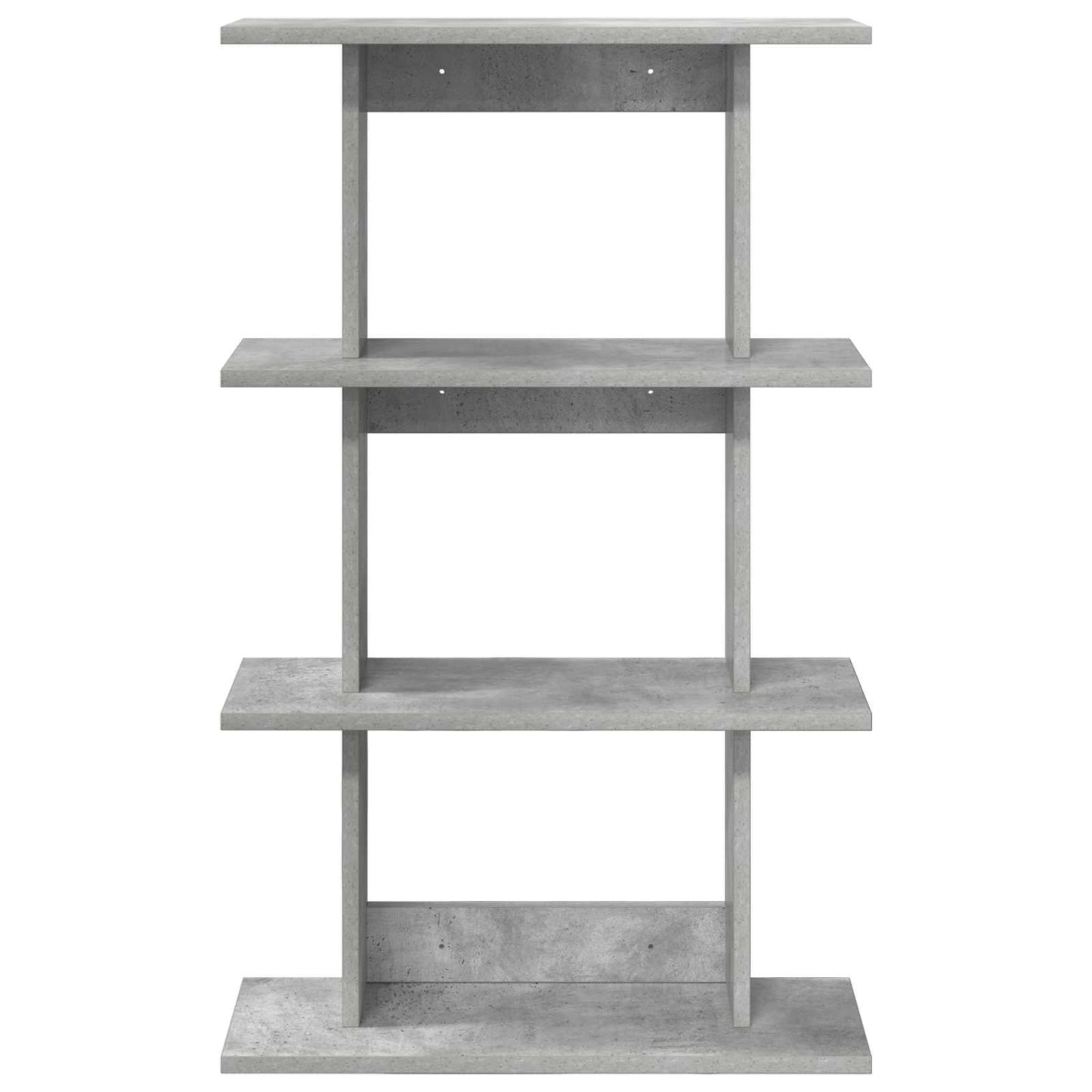Wall Shelf Wall-Mounted Grey 56 x 20 x 90 cm Engineered Wood