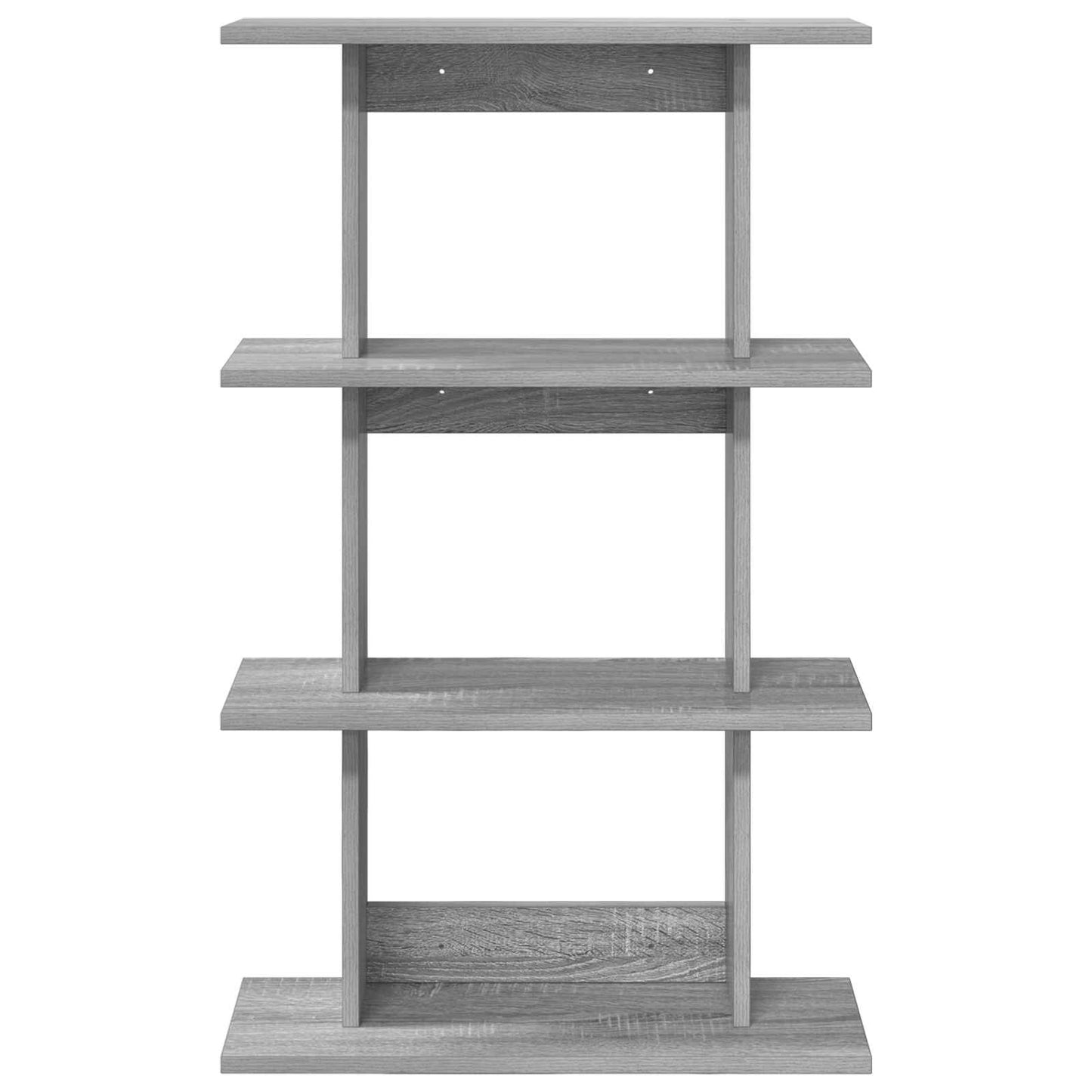 Wall Shelf Wall-Mounted Grey 56 x 20 x 90 cm Engineered Wood