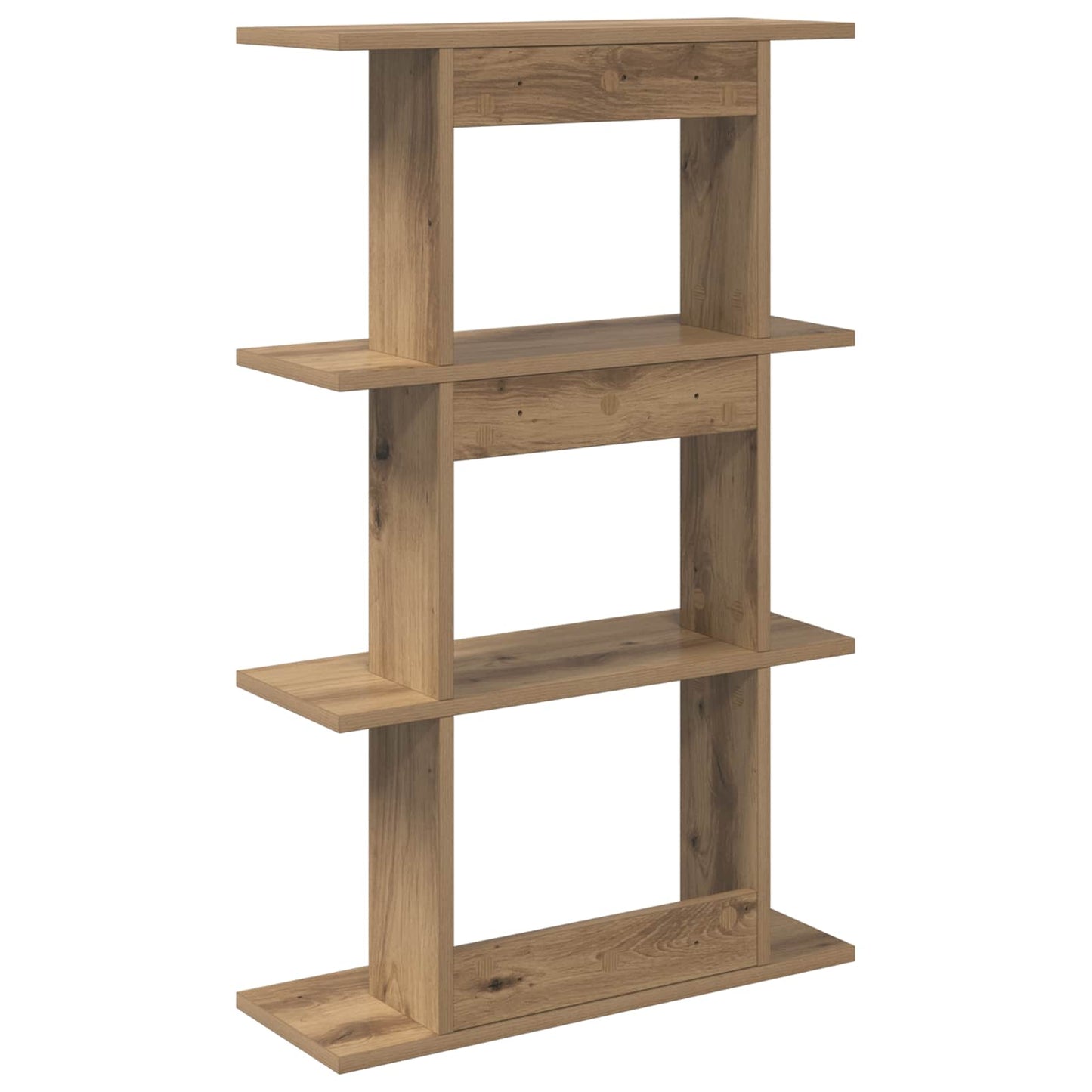 Wall Shelf Wall-Mounted Brown 56 x 20 x 90 cm Engineered Wood