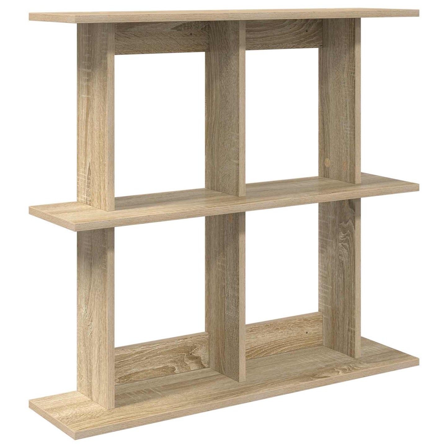 Wall Shelf Wall-Mounted Sonoma Oak 80 x 20 x 75 cm