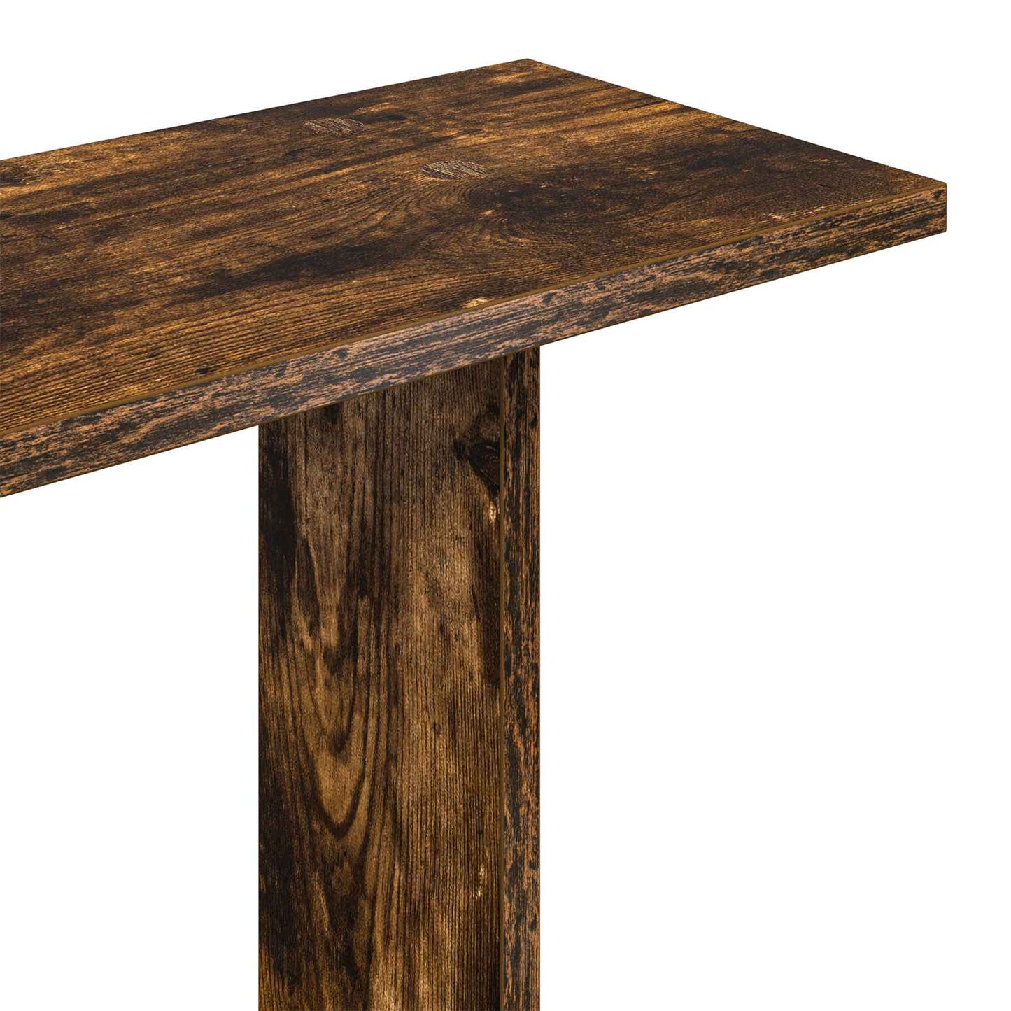 Wall Shelf Wall-Mounted Smoked Oak 80 x 20 x 75 cm