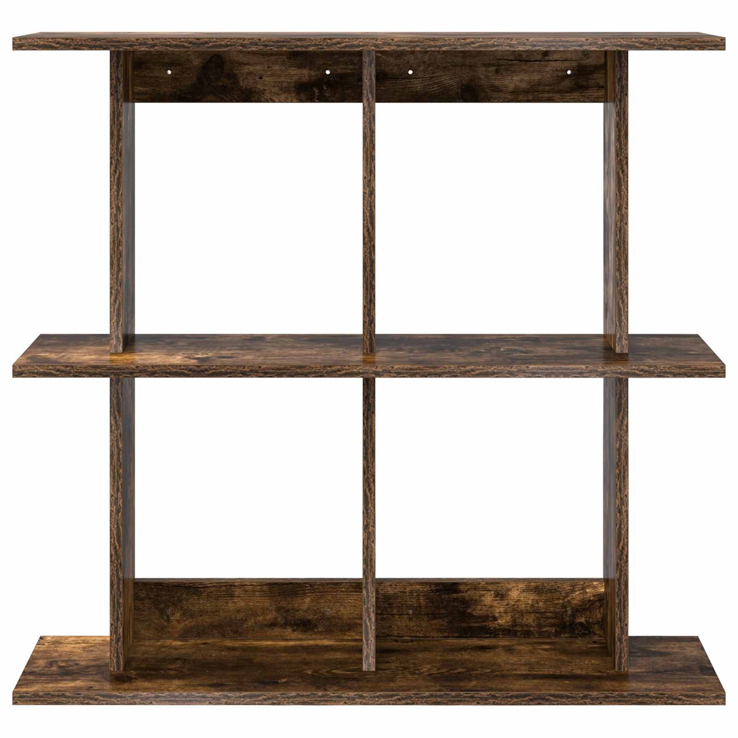Wall Shelf Wall-Mounted Brown 80 x 20 x 75 cm Engineered Wood