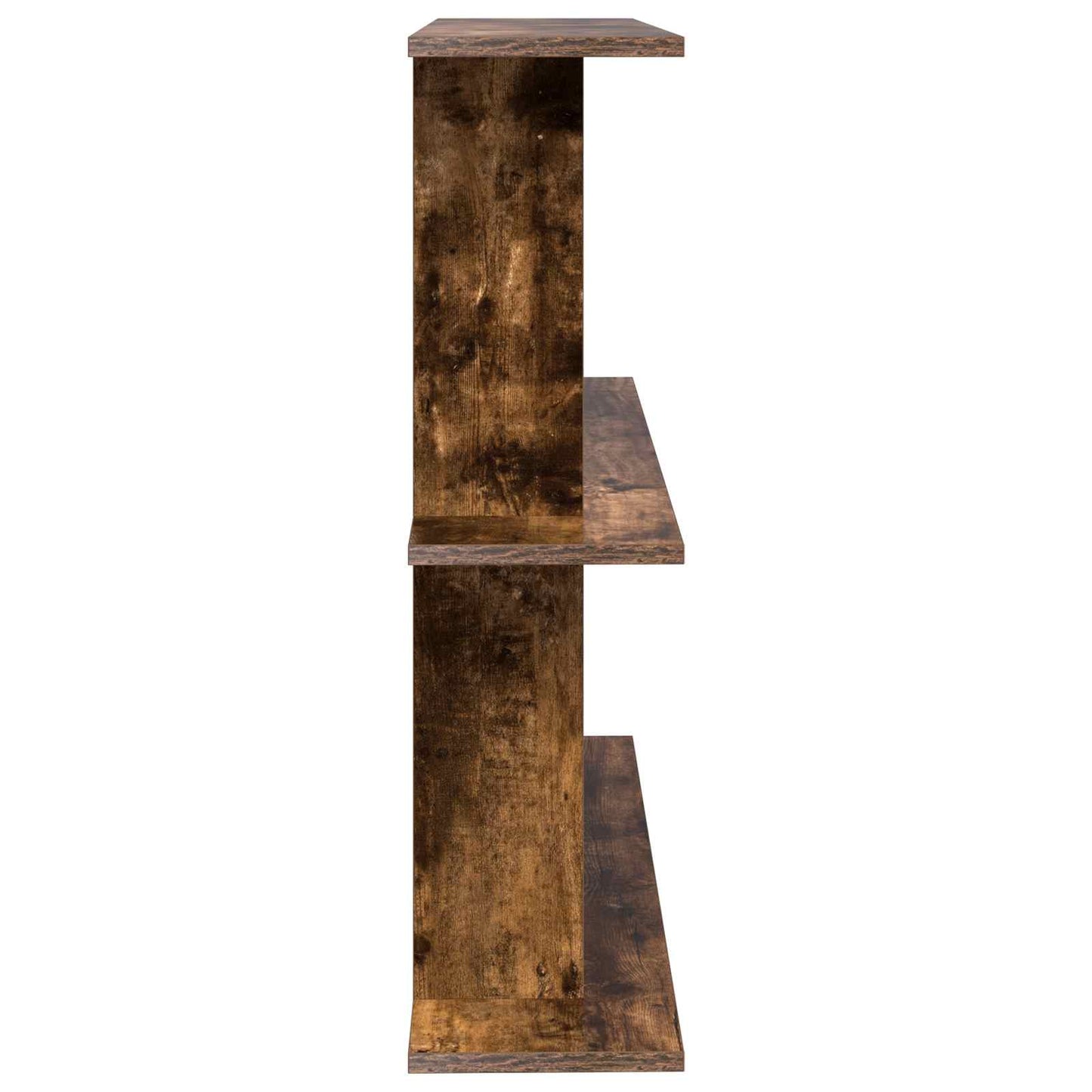 Wall Shelf Wall-Mounted Brown 80 x 20 x 75 cm Engineered Wood