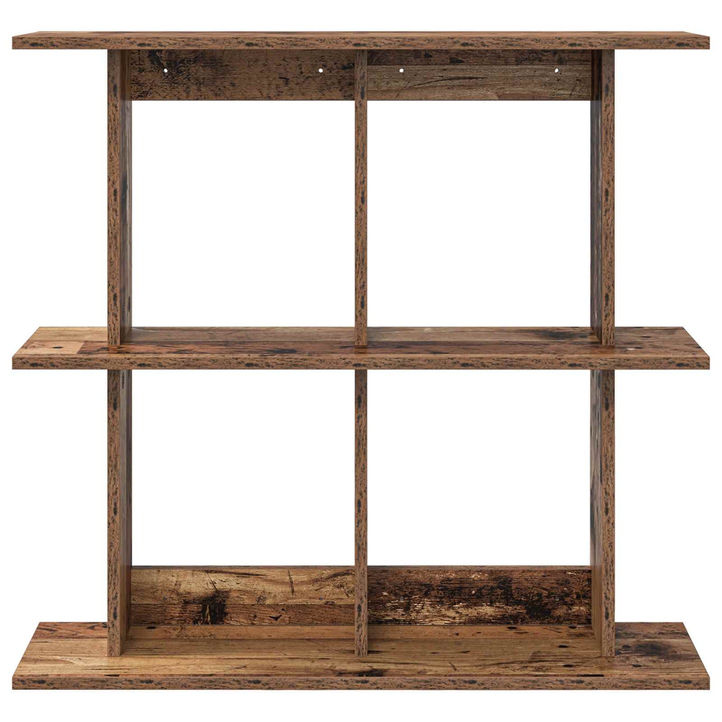 Wall Shelf Wall-Mounted Brown 80 x 20 x 75 cm Engineered Wood