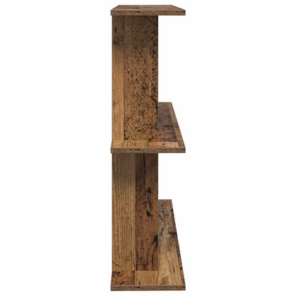 Wall Shelf Wall-Mounted Brown 80 x 20 x 75 cm Engineered Wood