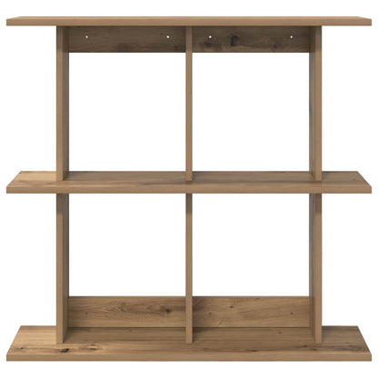 Wall Shelf Wall-Mounted Brown 80 x 20 x 75 cm Engineered Wood