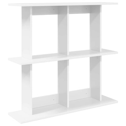 Wall Shelf Wall-Mounted White 100 x 20 x 75 cm Engineered Wood