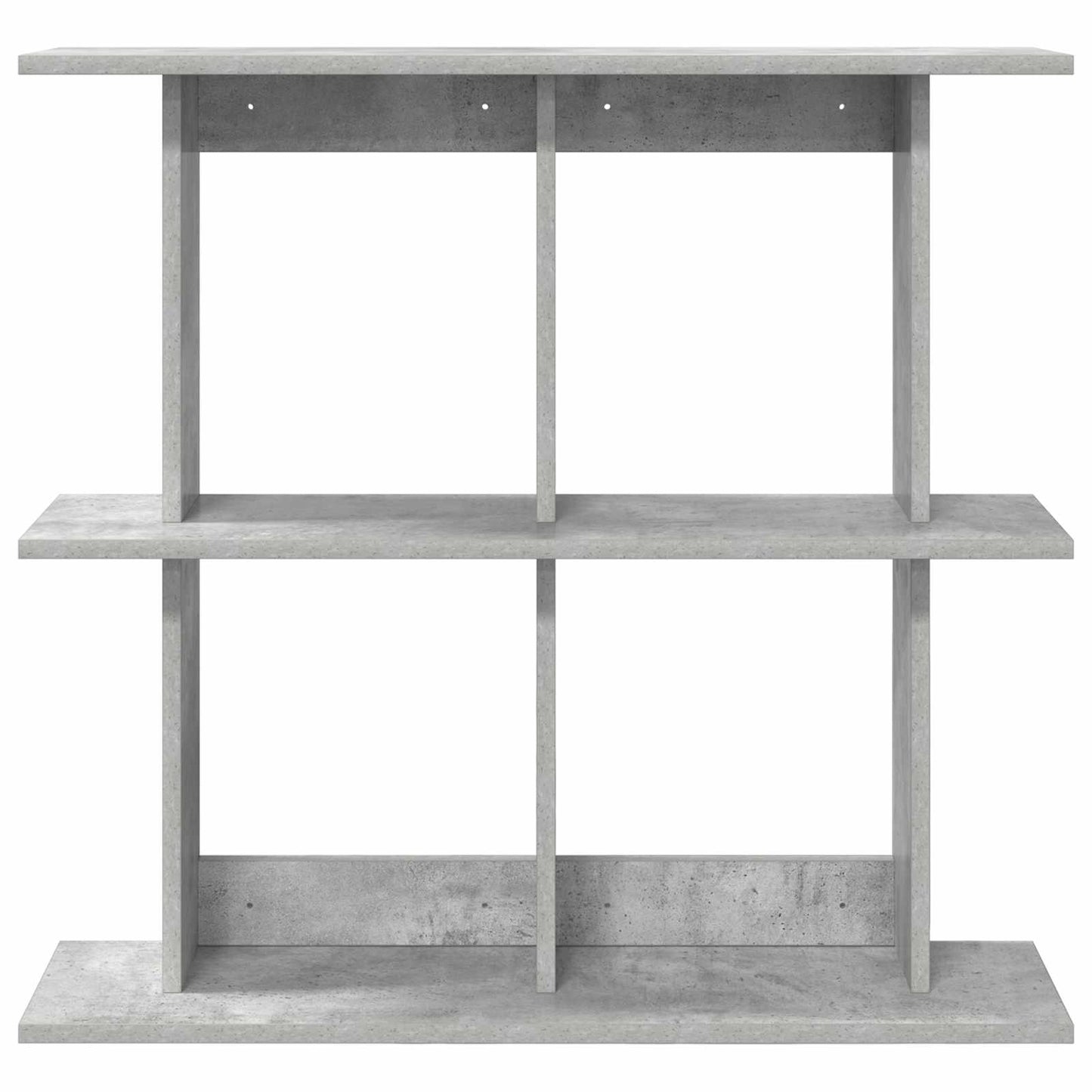Wall Shelf Wall-Mounted Grey 100 x 20 x 75 cm Engineered Wood