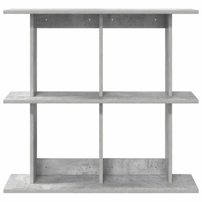 Wall Shelf Wall-Mounted Grey 100 x 20 x 75 cm Engineered Wood