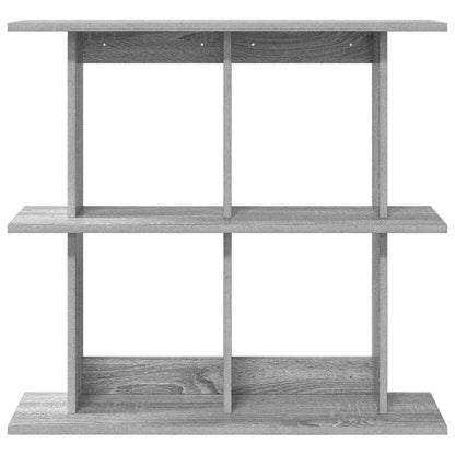 Wall Shelf Wall-Mounted Grey 100 x 20 x 75 cm Engineered Wood