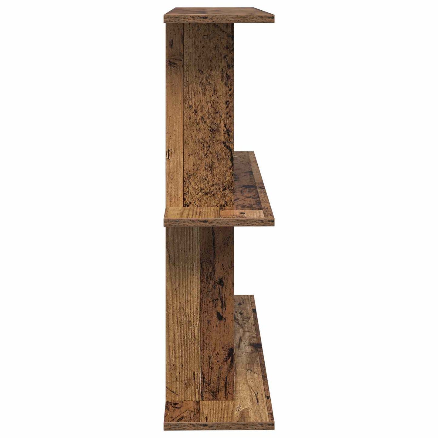 Wall Shelf Wall-Mounted Brown 100 x 20 x 75 cm Engineered Wood