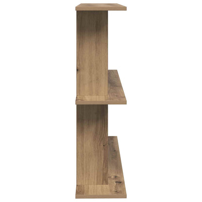 Wall Shelf Wall-Mounted Brown 100 x 20 x 75 cm Engineered Wood