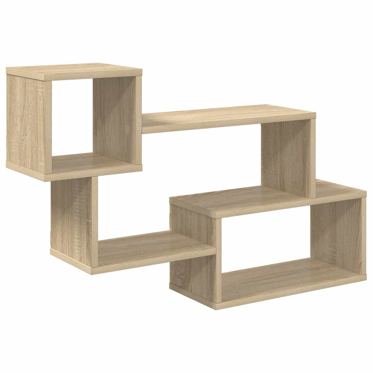 Floating Shelf Wall-Mounted Brown 87 x 20 x 55 cm