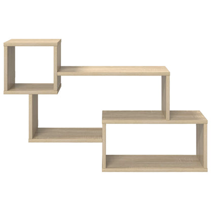 Floating Shelf Wall-Mounted Brown 87 x 20 x 55 cm
