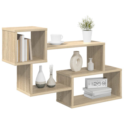 Floating Shelf Wall-Mounted Brown 87 x 20 x 55 cm