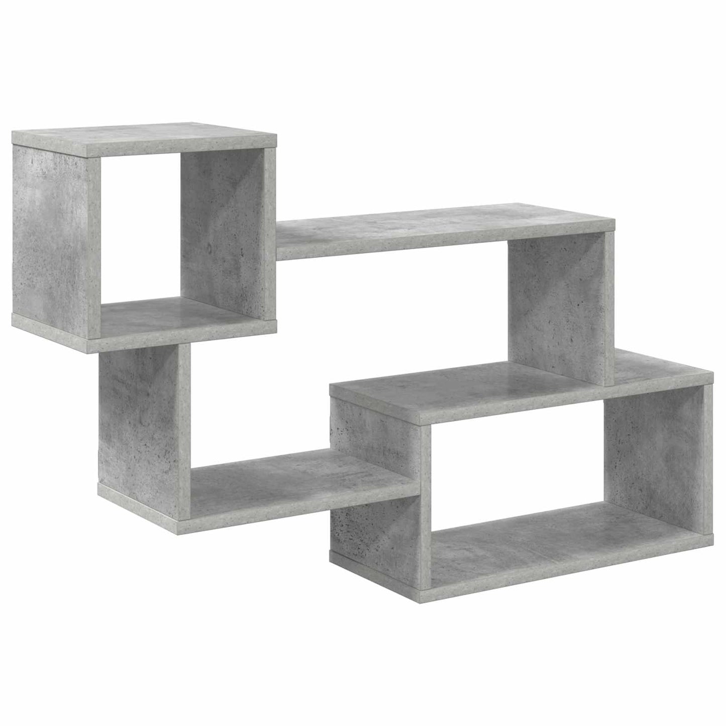 Floating Shelf Wall-Mounted Grey 87 x 20 x 55 cm