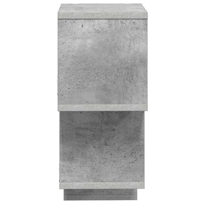 Floating Shelf Wall-Mounted Grey 87 x 20 x 55 cm