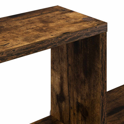 Floating Shelf Wall-Mounted Smoked Oak 87 x 20 x 55 cm