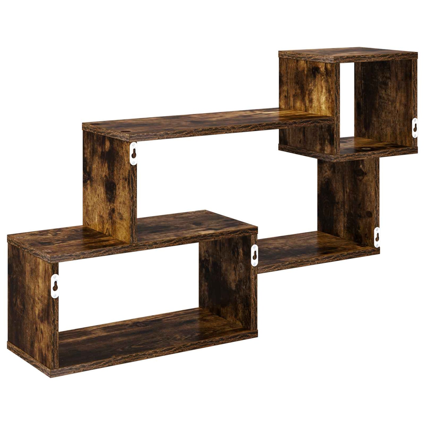 Floating Shelf Wall-Mounted Brown 87 x 20 x 55 cm