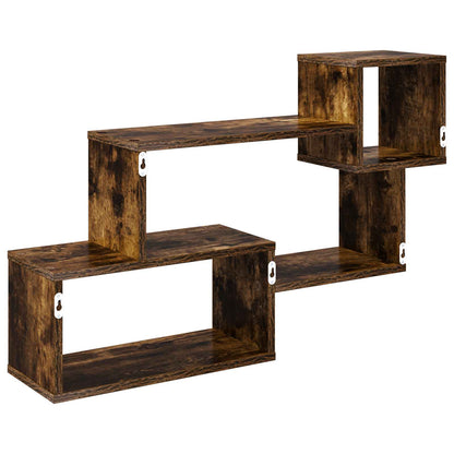 Floating Shelf Wall-Mounted Brown 87 x 20 x 55 cm