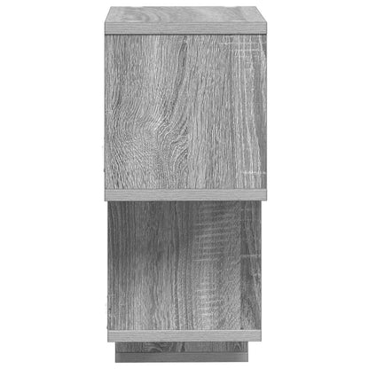 Floating Shelf Wall-Mounted Grey 87 x 20 x 55 cm