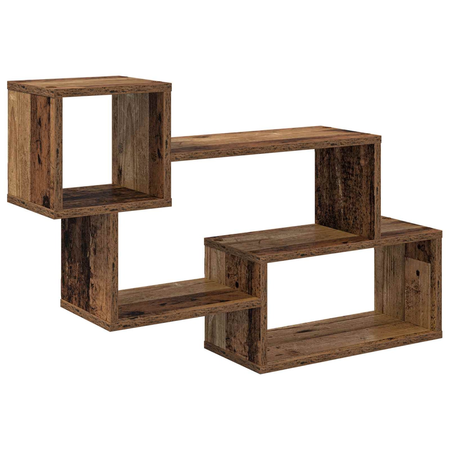 Floating Shelf Wall-Mounted Brown 87 x 20 x 55 cm