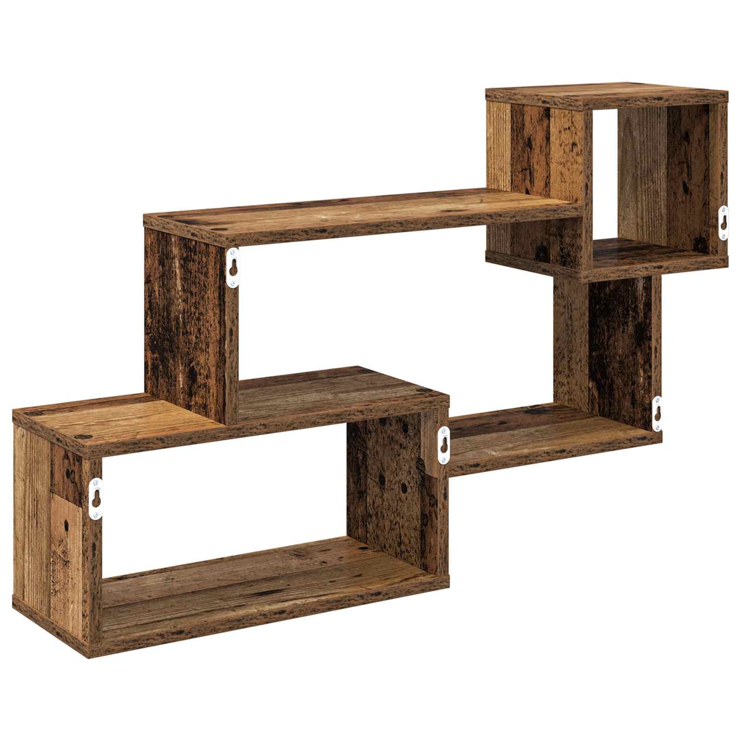 Floating Shelf Wall-Mounted Brown 87 x 20 x 55 cm