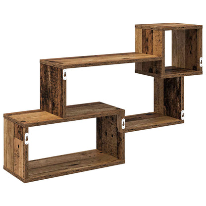 Floating Shelf Wall-Mounted Brown 87 x 20 x 55 cm