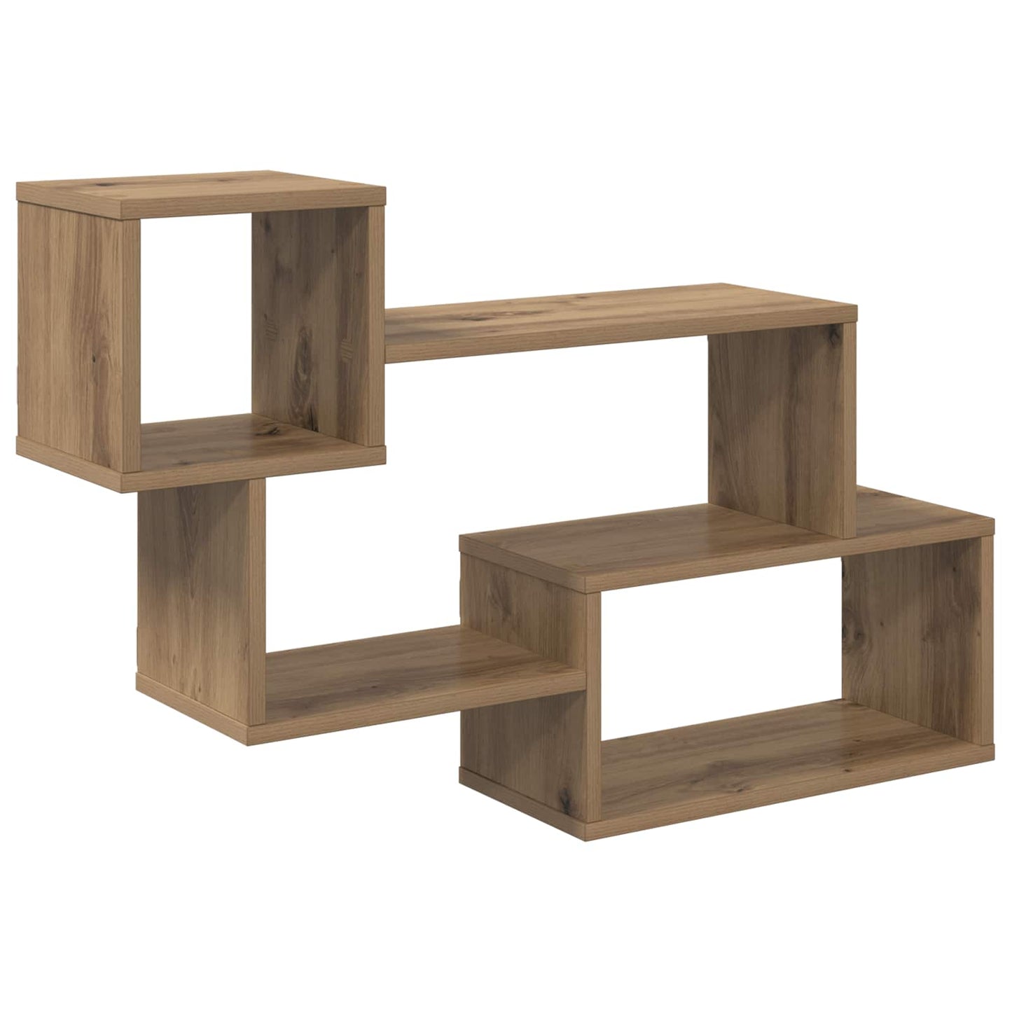 Floating Shelf Wall-Mounted Brown 87 x 20 x 55 cm
