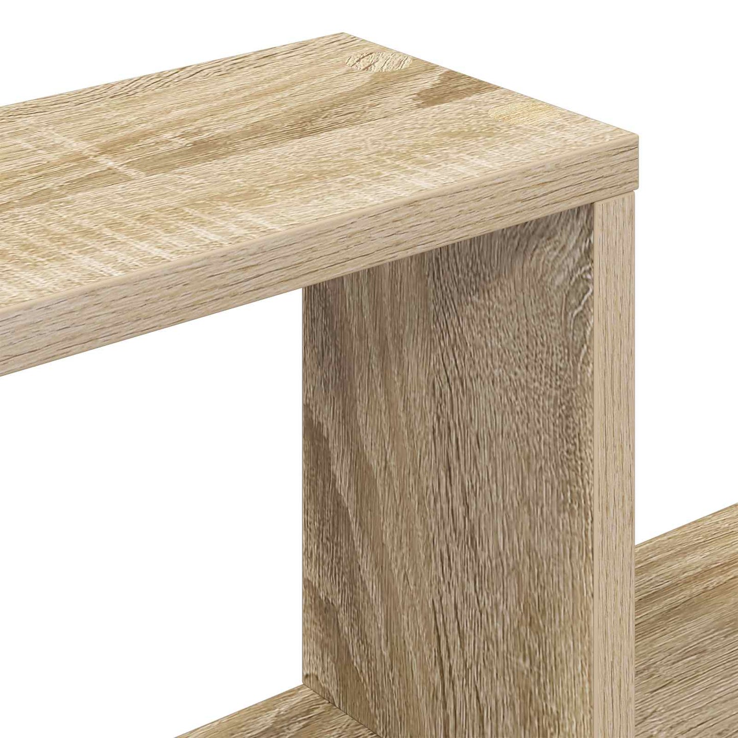 Wall Shelf Wall-Mounted Sonoma Oak 55 x 15 x 35 cm