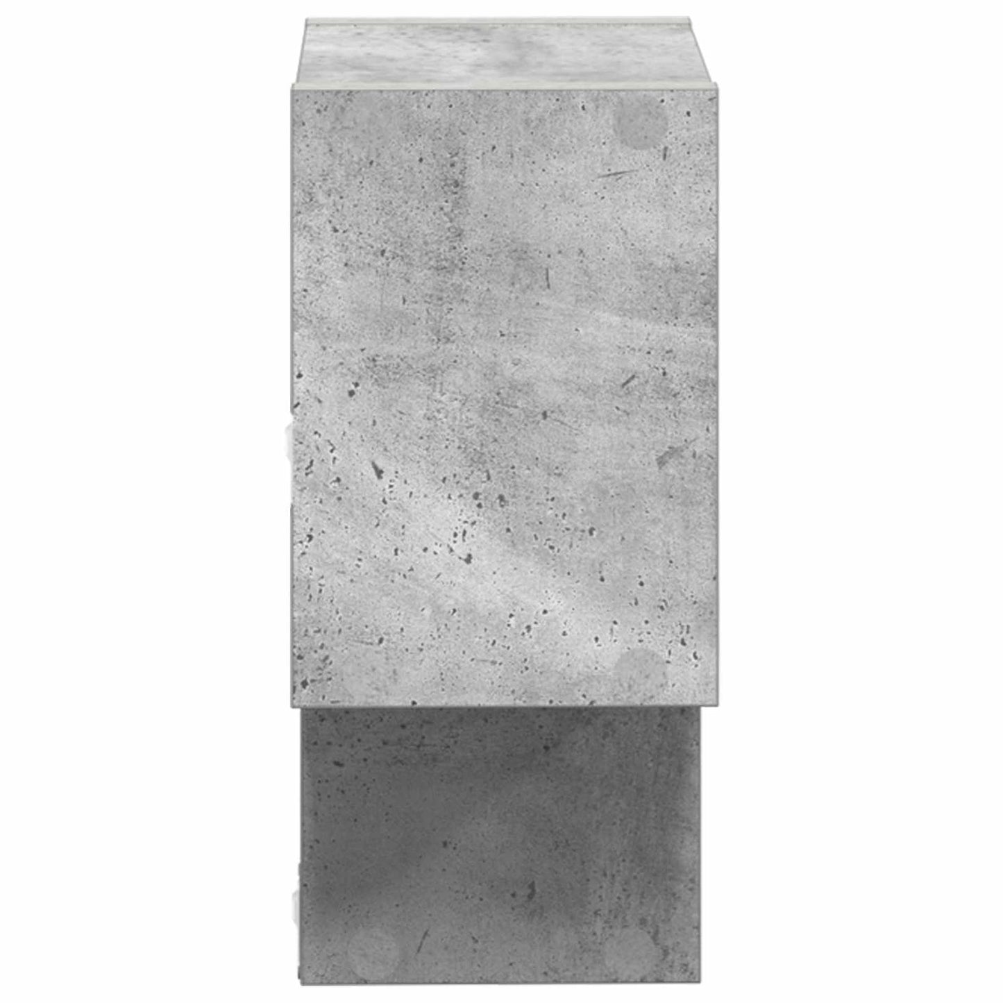 Wall Shelf Wall-Mounted Grey 55 x 15 x 35 cm Engineered Wood