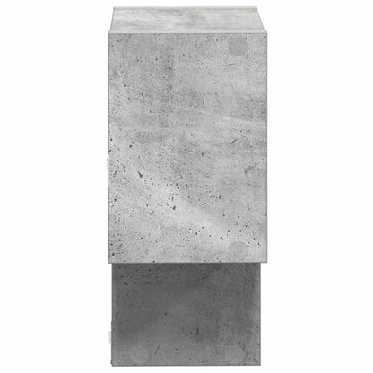 Wall Shelf Wall-Mounted Grey 55 x 15 x 35 cm Engineered Wood