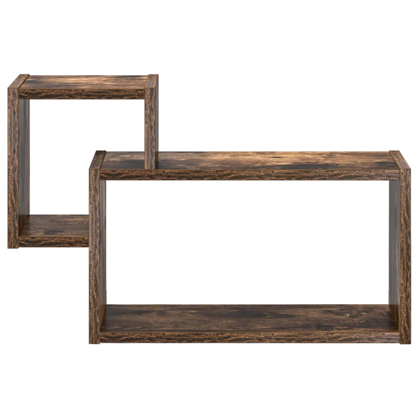 Wall Shelf Wall-Mounted Brown 55 x 15 x 35 cm Engineered Wood