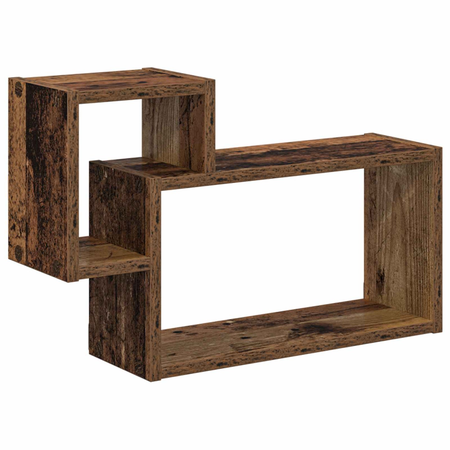 Wall Shelf Wall-Mounted Brown 55 x 15 x 35 cm Engineered Wood