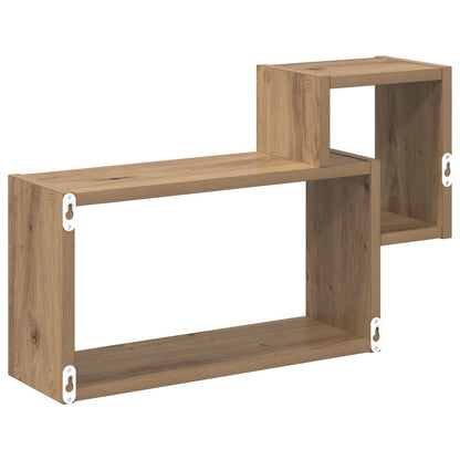 Wall Shelf Wall-Mounted Brown 55 x 15 x 35 cm Engineered Wood