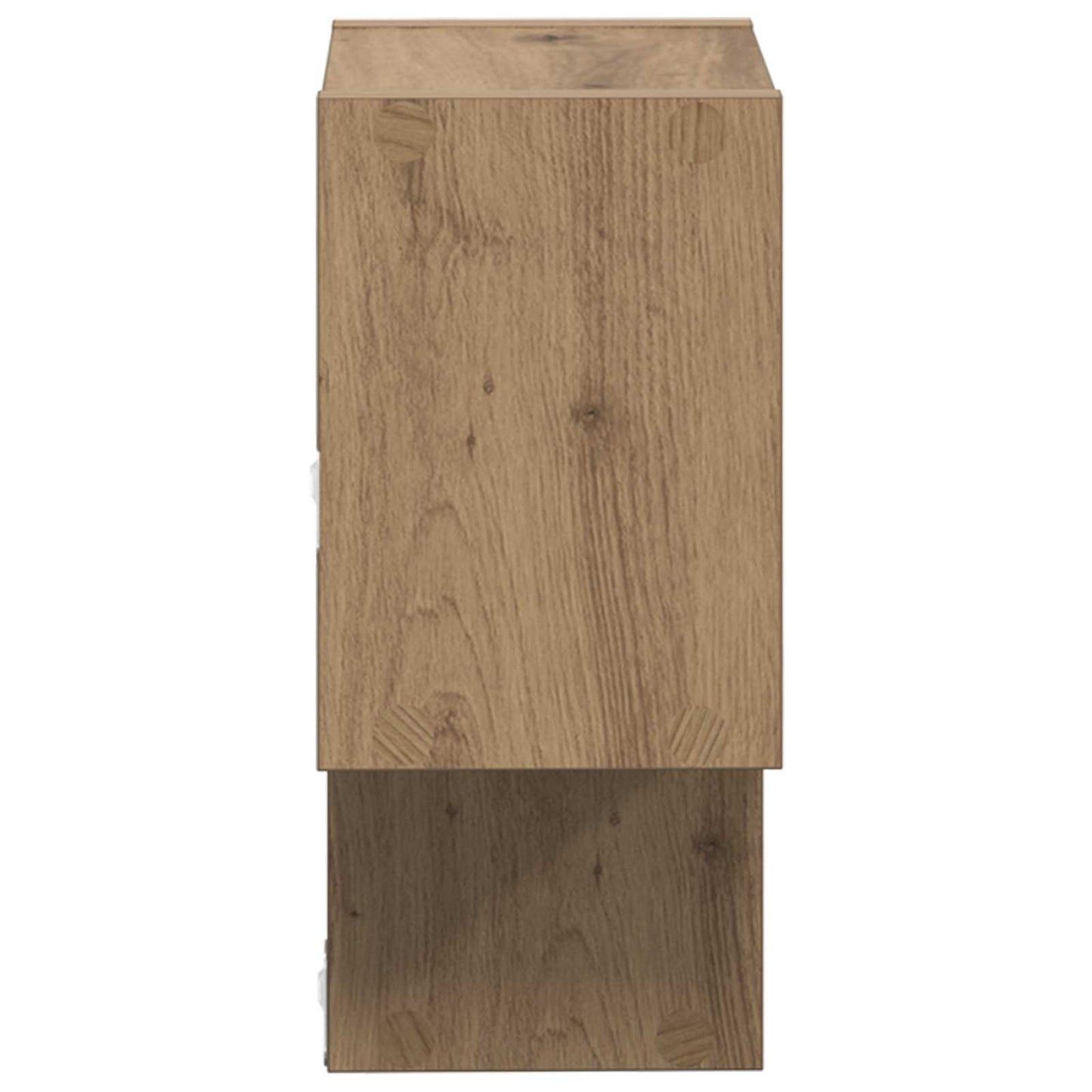 Wall Shelf Wall-Mounted Brown 55 x 15 x 35 cm Engineered Wood