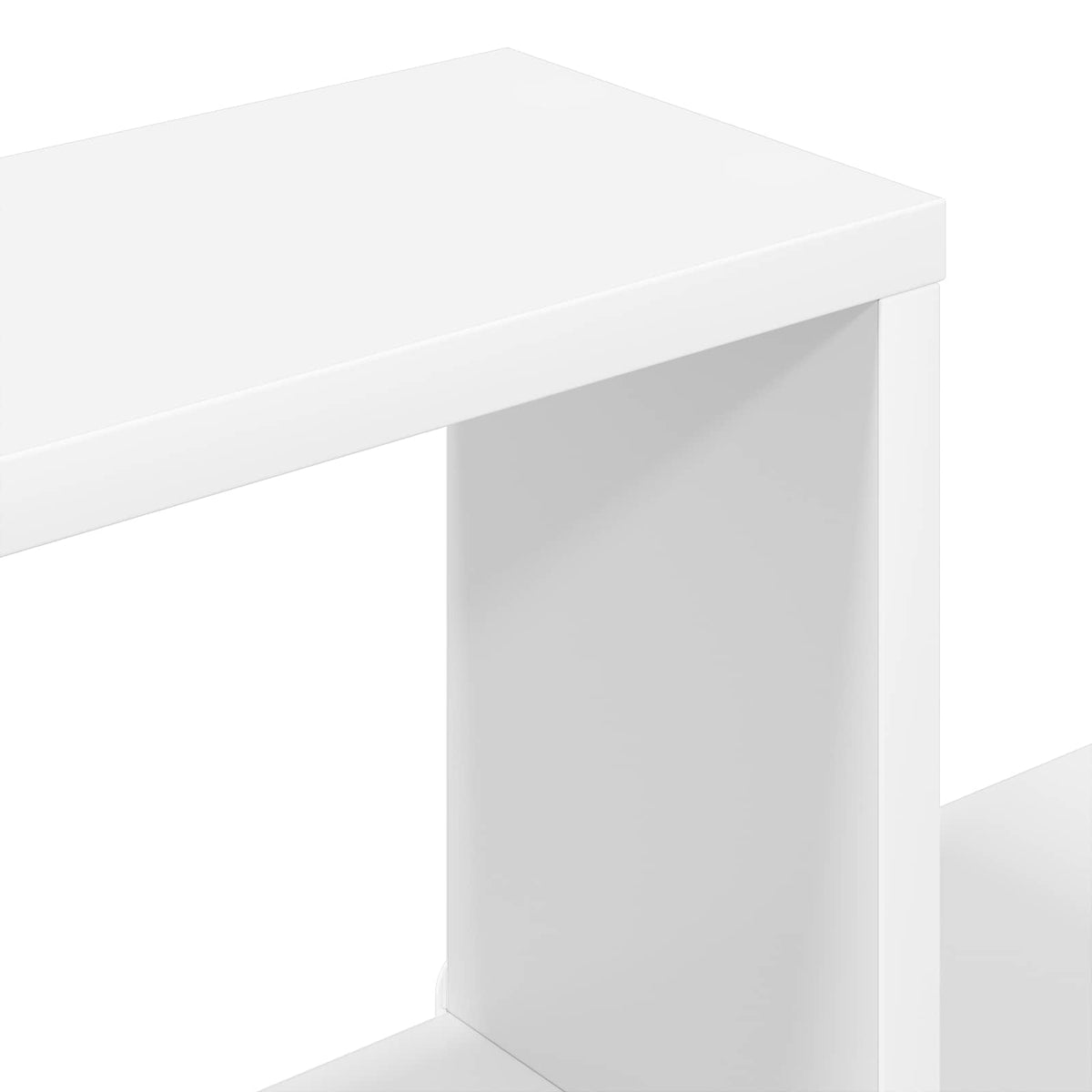 Wall Shelf Wall-Mounted White 91.5 x 15 x 76 cm Engineered Wood